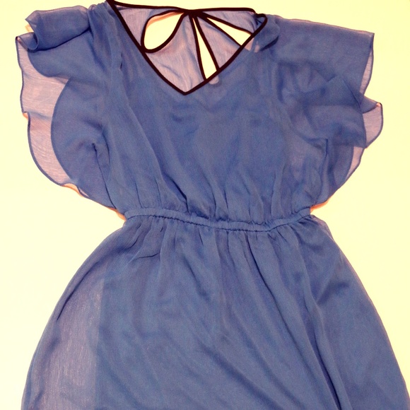 Express blue dress(small) - Picture 1 of 5